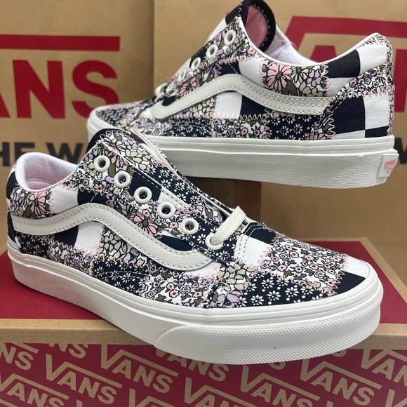Vans Men’s Old Skool (Patchwork Firl) Marshmallow Sneakers
VN0A38G19FY - Picture 7 of 16